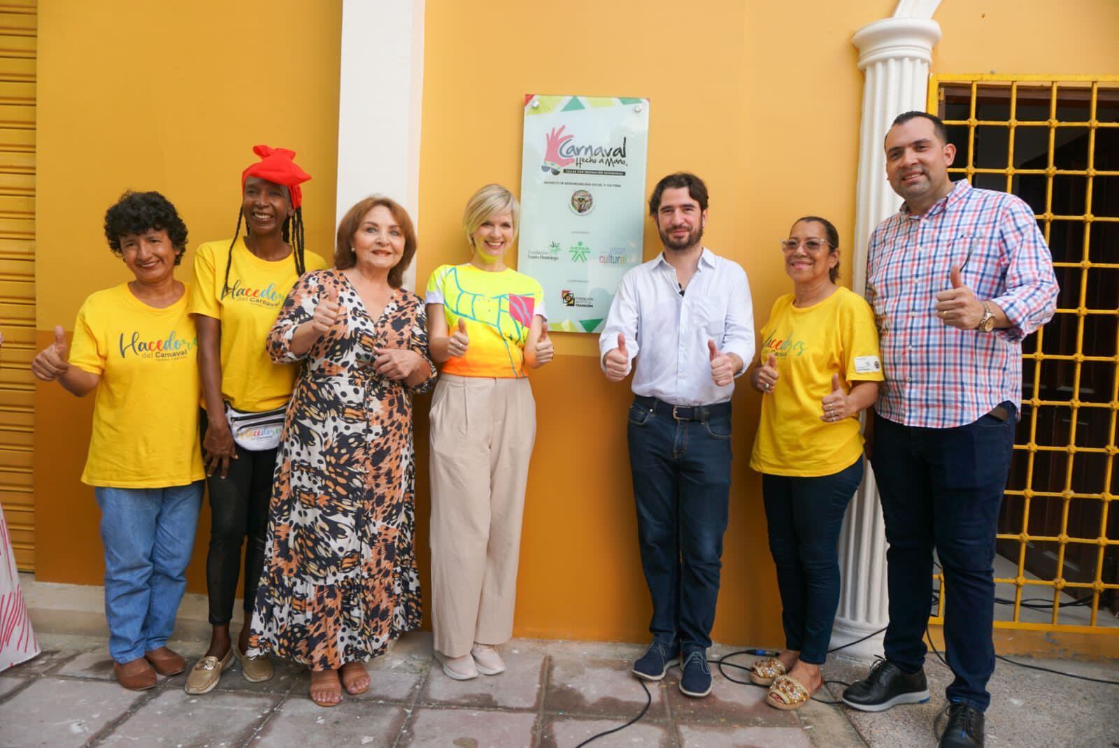 Fundación Santo Domingo, Sena y Fundación Visión Cultural son aliados importantes de la puesta en marcha del taller.