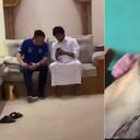 Los hinchas de Inglaterra que se encontraron en un palacio cuando iban por cerveza.