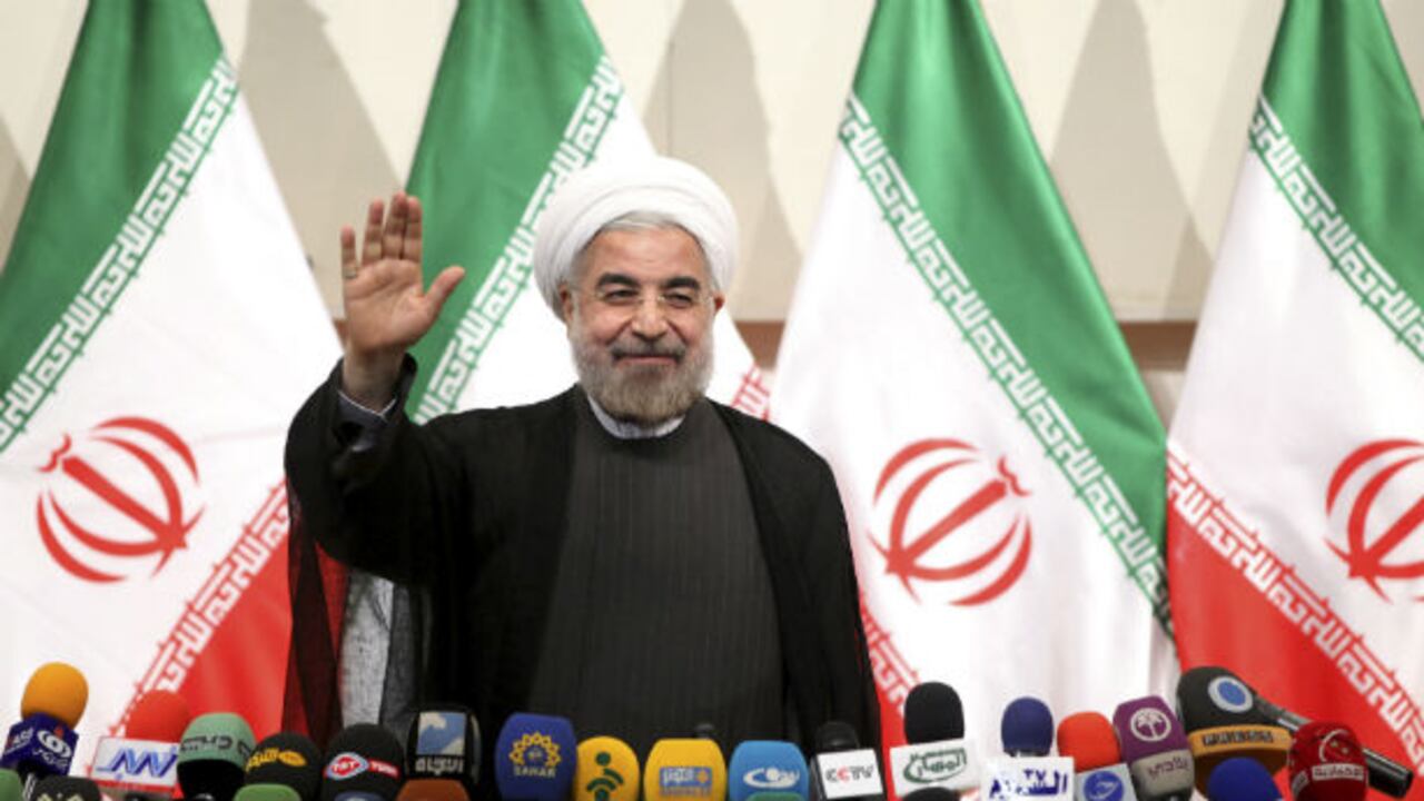 El clérigo Rohani fue el candidato moderado en las elecciones.