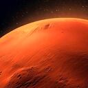 Ilustración que intenta recrear la superficie de Marte.