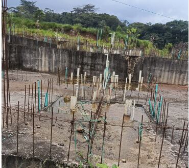 Infraestructura en deterioro, donde se iban a construir casas para damnificados de Mocoa