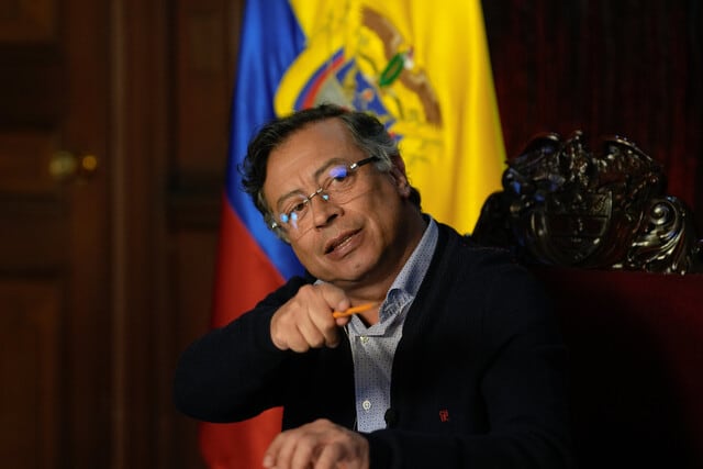 El presidente Gustavo Petro