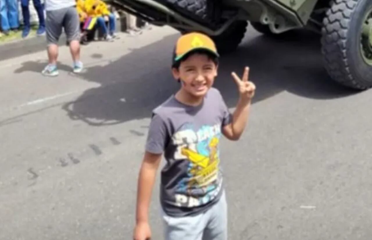 El niño fallecido, Juan Felipe Camargo