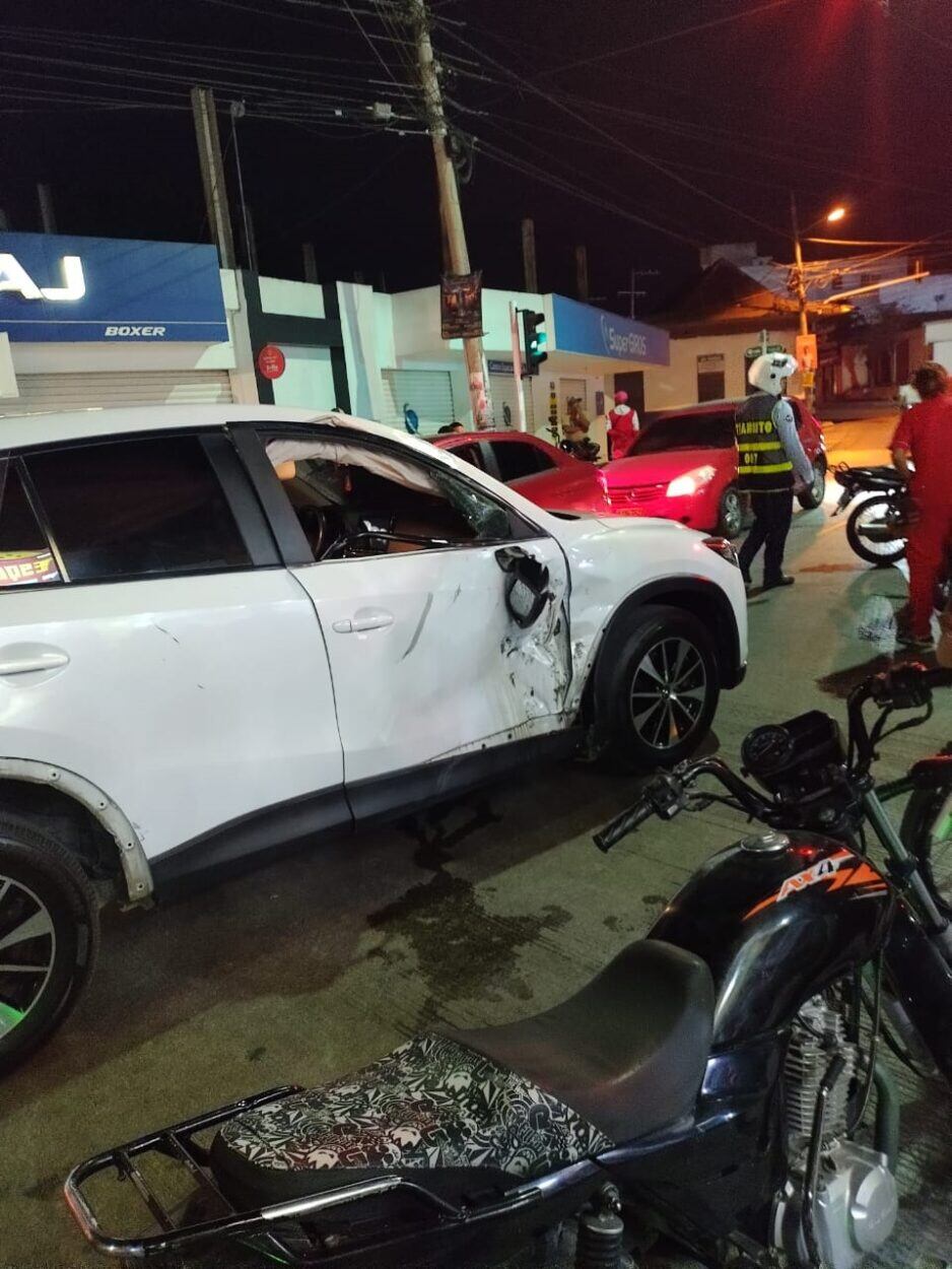 Esta era la camioneta conducida por el profesor que quedó en libertad