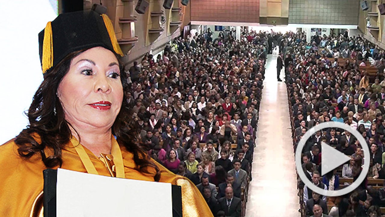 María Luisa Piraquive es la líder de la Iglesia de Dios Ministerial de Jesucristo Internacional.
