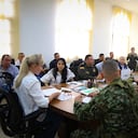 La gobernadora del Valle, Dilian Francisca Toro, lideró un consejo extraordinario de seguridad por los hechos de Tuluá.