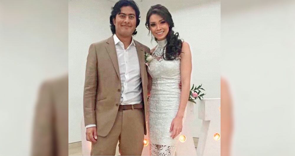 Nicolás Petro junto a Day Vásquez.