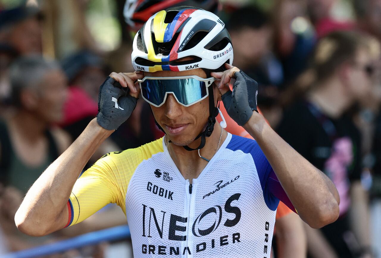 Egan Bernal ciclista colombiano (Photo by Luca Bettini / AFP)