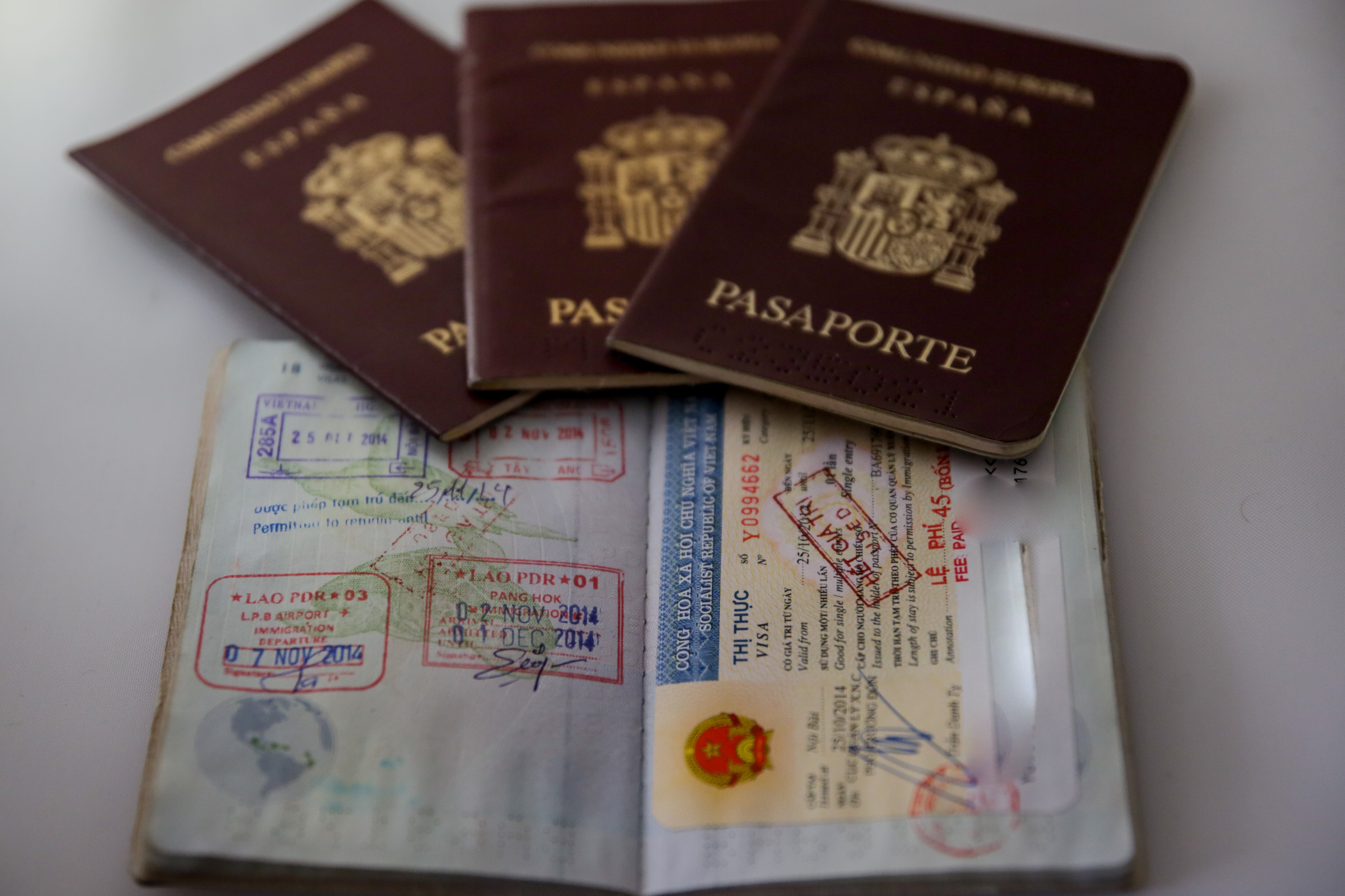 Pasaporte español