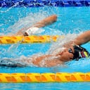 El nadador Nelson Crispín batió el récord mundial de paranatación, en la prueba de los 200 metros combinado S6, con un tiempo de 2:38.12.