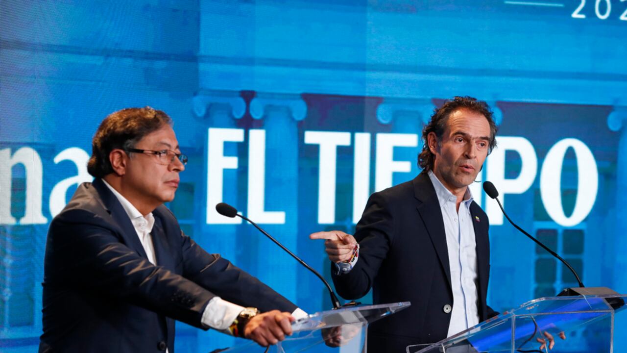 Federico Gutiérrez y Gustavo Petro se enfrentan nuevamente.