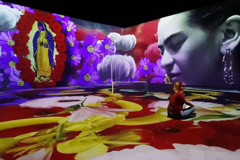 Exposición inmersiva “Frida Kahlo, La Vida de un Icono” en Unicentro en Bogotá.
