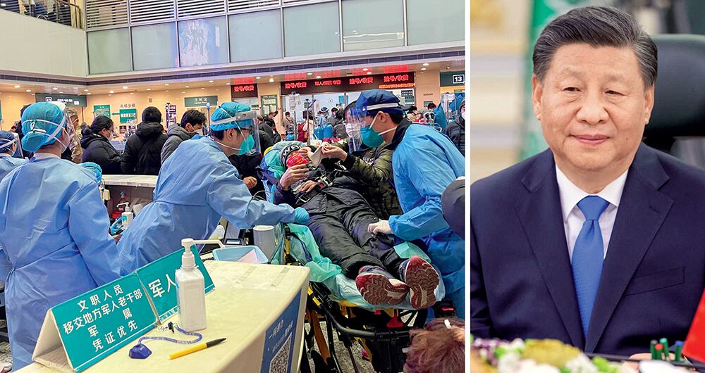 Grandes congestiones se registran en las zonas de urgencias, tras el anuncio del Gobierno chino, liderado por Xi Jinping, de eliminar sus restricciones de su política de cero covid. 