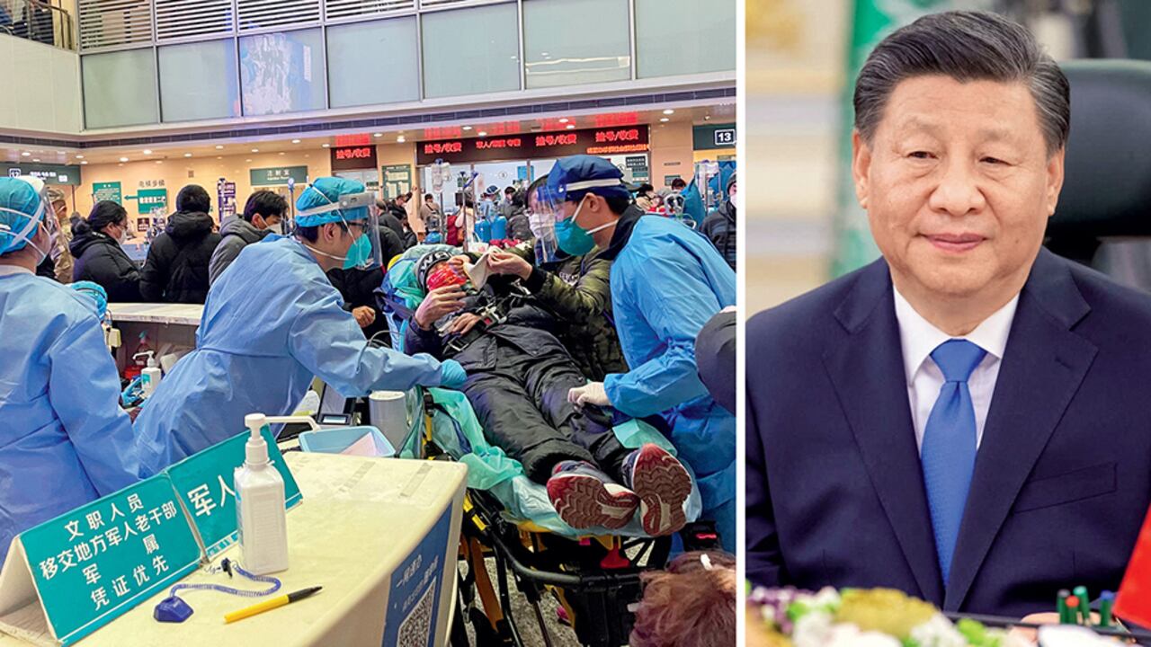 Grandes congestiones se registran en las zonas de urgencias, tras el anuncio del Gobierno chino, liderado por Xi Jinping, de eliminar sus restricciones de su política de cero covid.