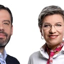 Carlos Fernando Galán y Claudia López