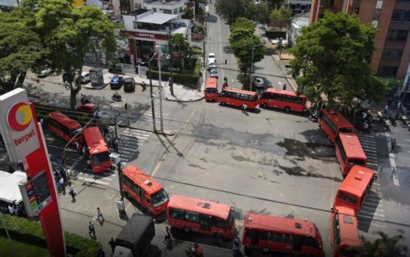 El caos se apoderó de la movilidad en Ibagué por los bloqueos