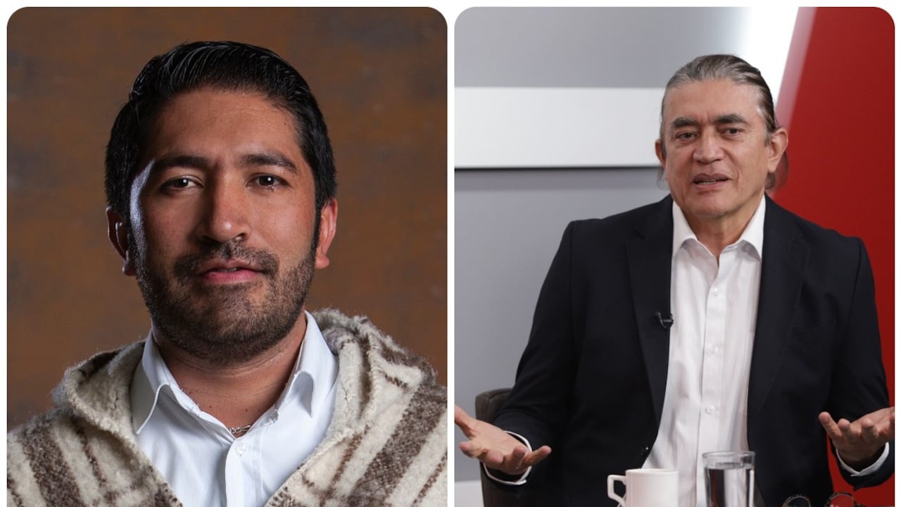César Pachón, presidente de la ADR, y Gustavo Bolívar, exdirector del DPS.