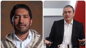 César Pachón, presidente de la ADR, y Gustavo Bolívar, exdirector del DPS.