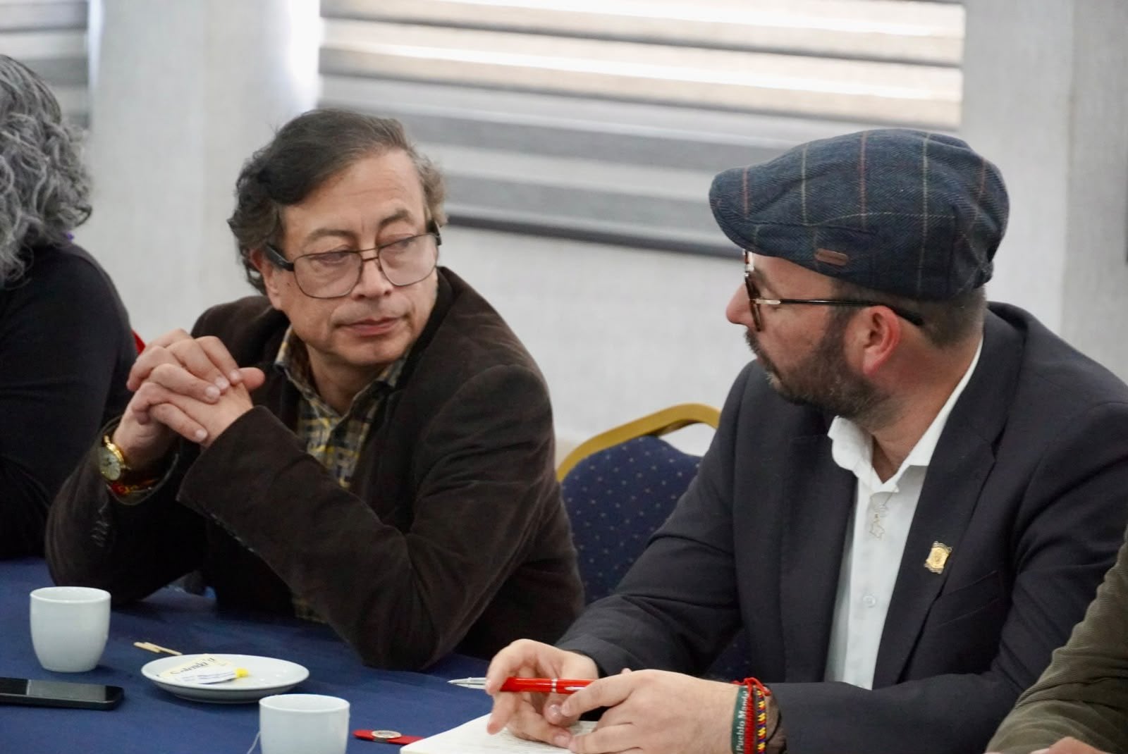 Gustavo Petro y Gabriel Becerra.