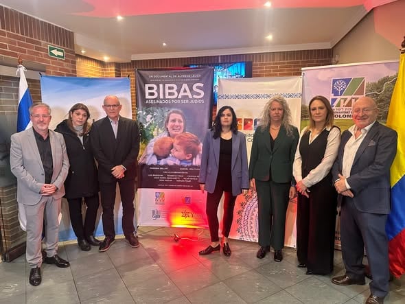 Proyección del documental BIBAS en Bogotá.