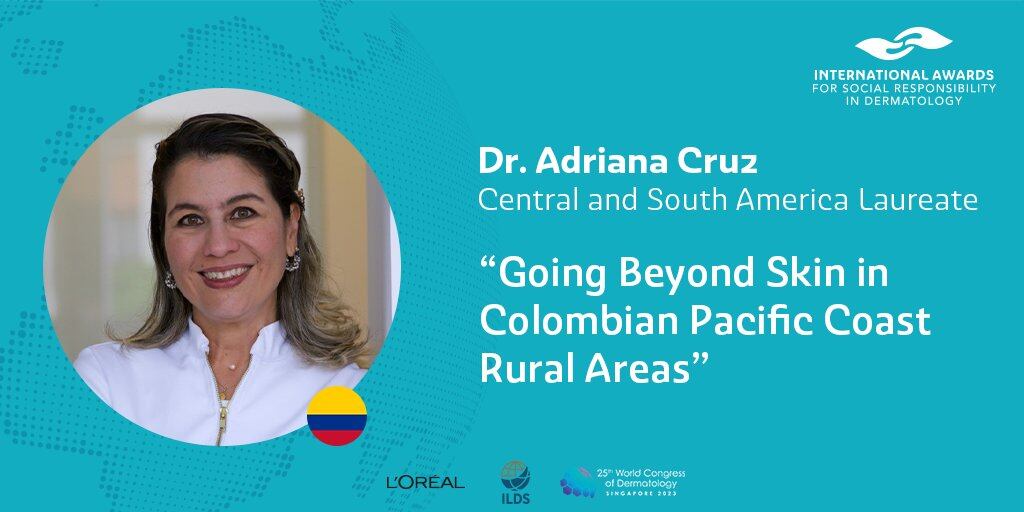 Adriana Cruz es la presidenta de AsoColDerma Capítulo Occidente.