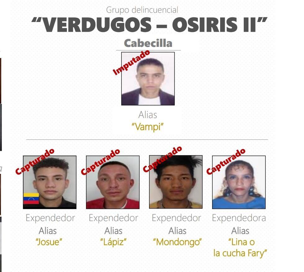 La Fiscalía logró la captura de los cabecillas de una organización criminal responsable de al menos siete homicidios en Bogotá.