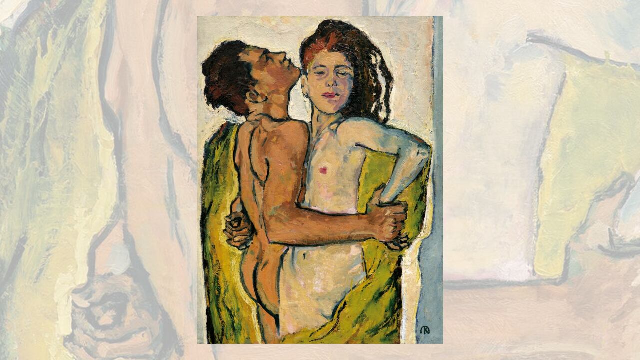 ‘Amantes’, de Koloman Moser.