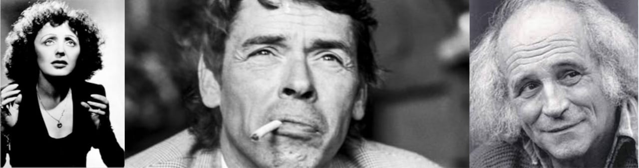 Edith Piaf, Jacques Brel y Leo Ferré.