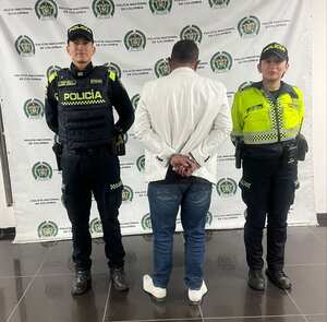 Este hombre fue capturado por agredir e intentar asfixiar a su pareja sentimental en Bogotá