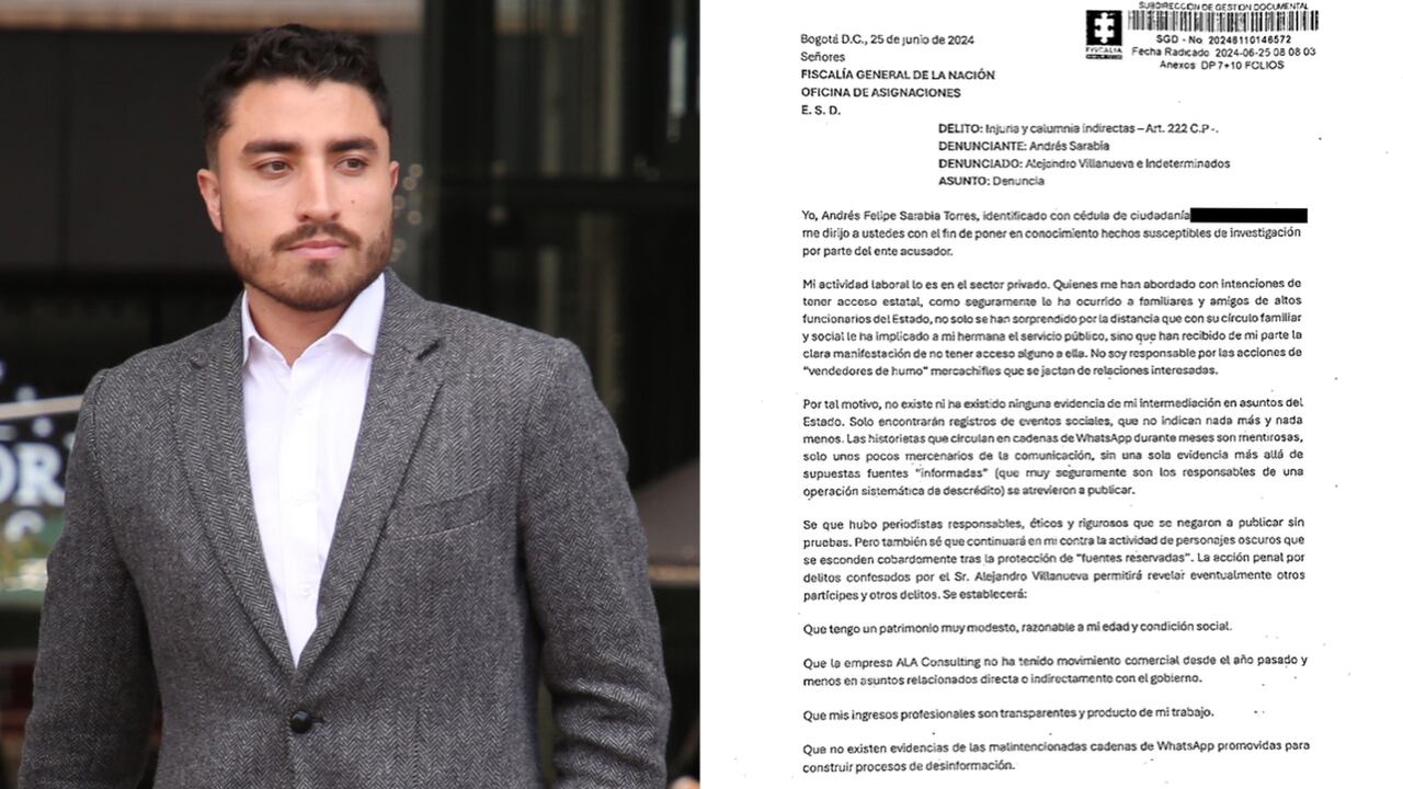 Andrés Sarabia, hermano de Laura Sarabia