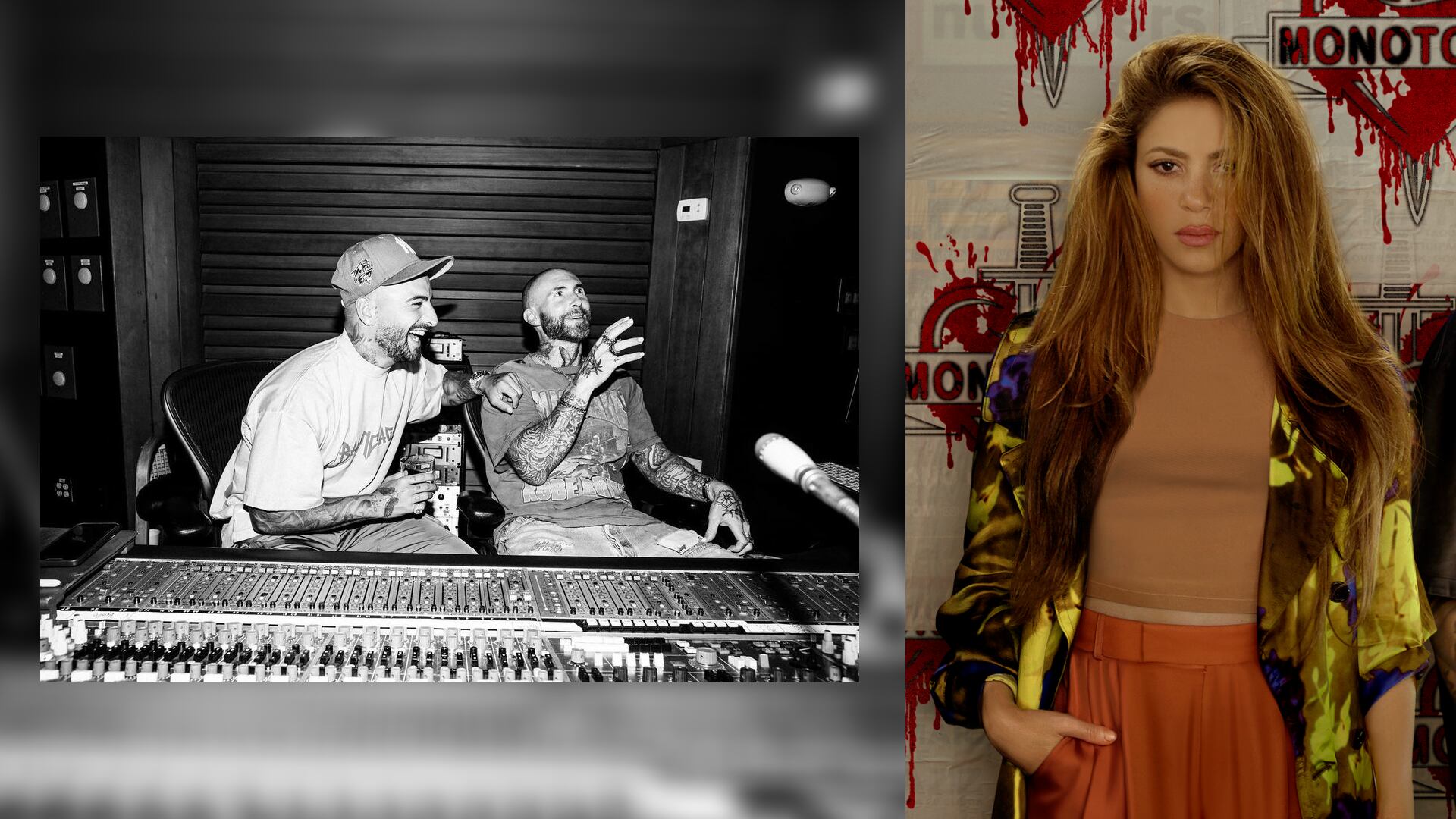 "Ojalá" y "Monotonía" son las canciones últimas canciones de los artistas. Fotos: Instagram @adamlevine - Cortesía.