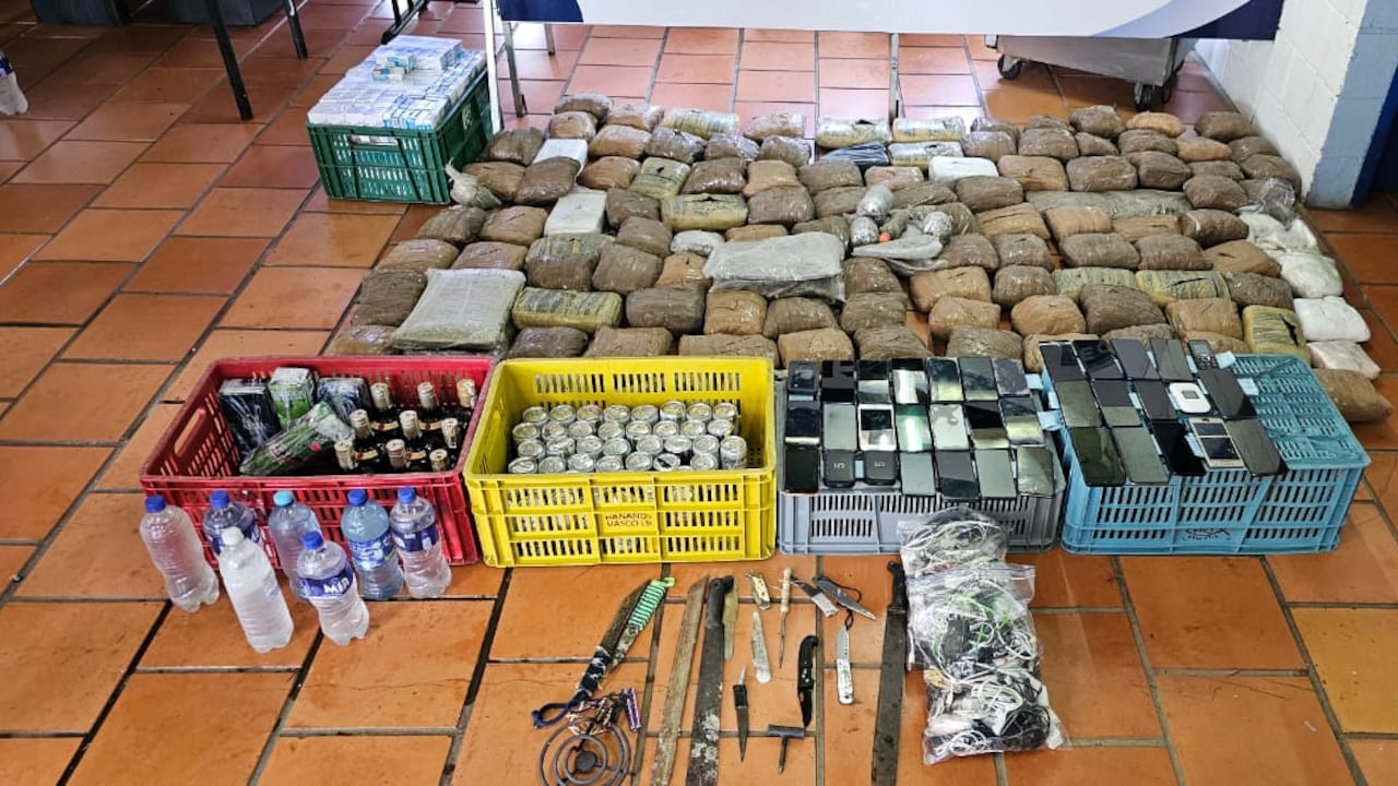 impresionante incautación de droga en una cárcel. Un trabajo de inteligencia del Inpec permitió el hallazgo