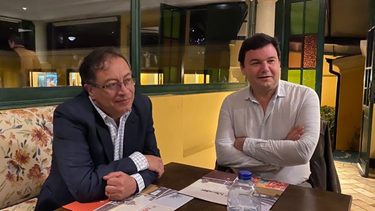 Gustavo Petro conversó con Thomas Piketty.
