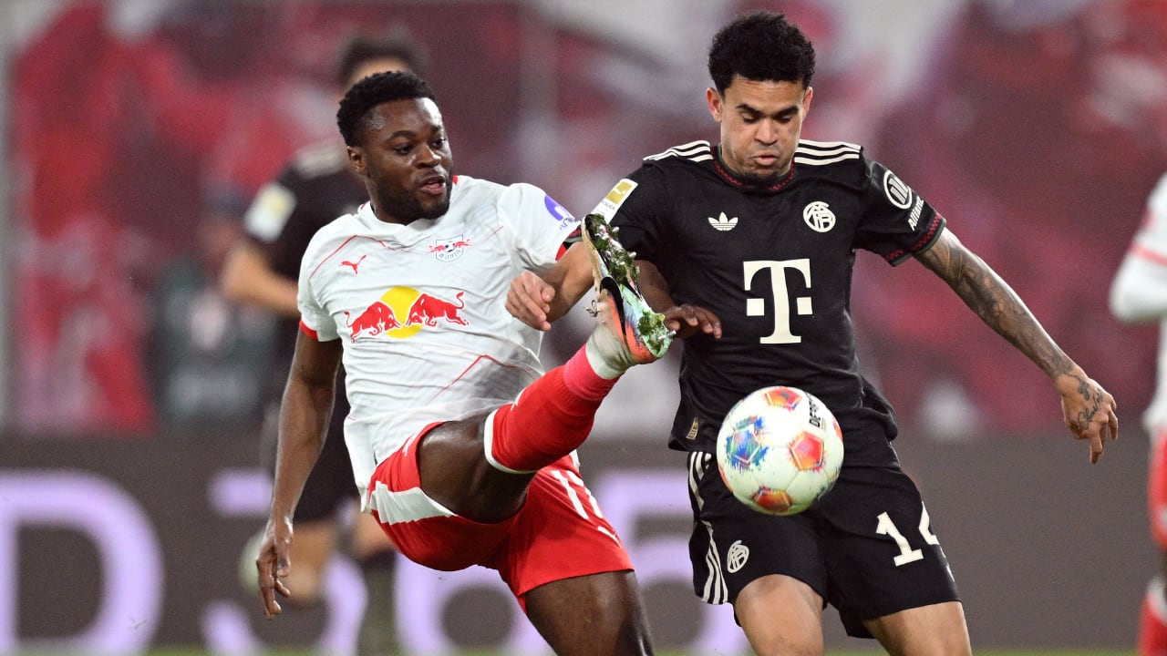 Luis Díaz en el Bayern Múnich vs. RB Leipzig por Bundesliga.