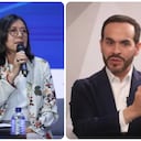 Abelardo De La Espriella, presidente de Colombia, y Gloria Esperanza Arriero López, exdirectora general de Unidad Administrativa Especial Migración Colombia.