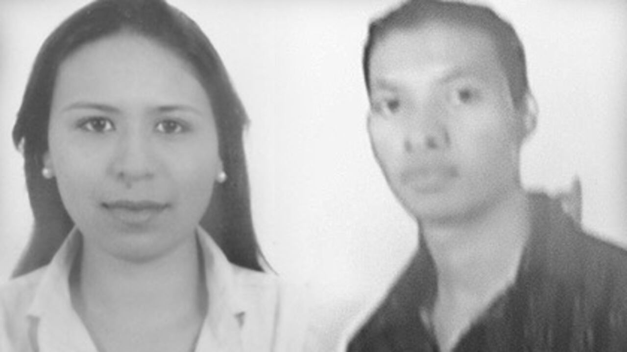 Los dos jóvenes asesinados, Silvia Inés Mora Castellanos y Juan Carlos Ariza Castellanos.