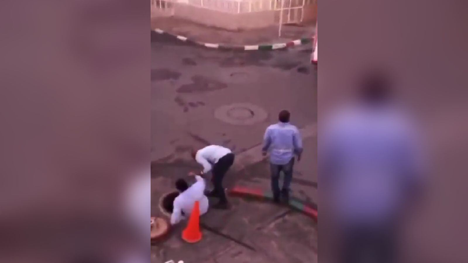 Robo de cable en el barrio Sindical de Cali.