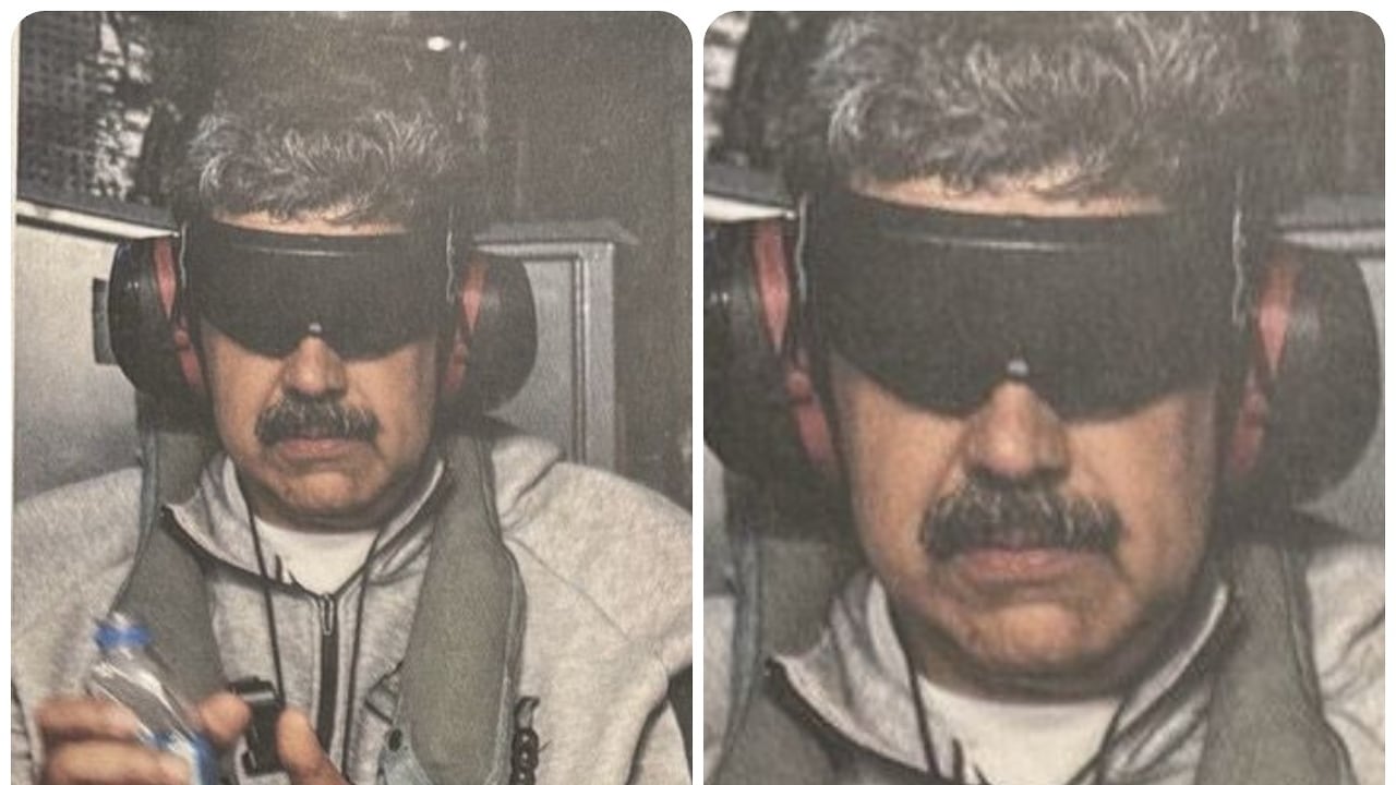 Esta es la imagen de Nicolás Maduro capturado por el Ejército de Estados Unidos.