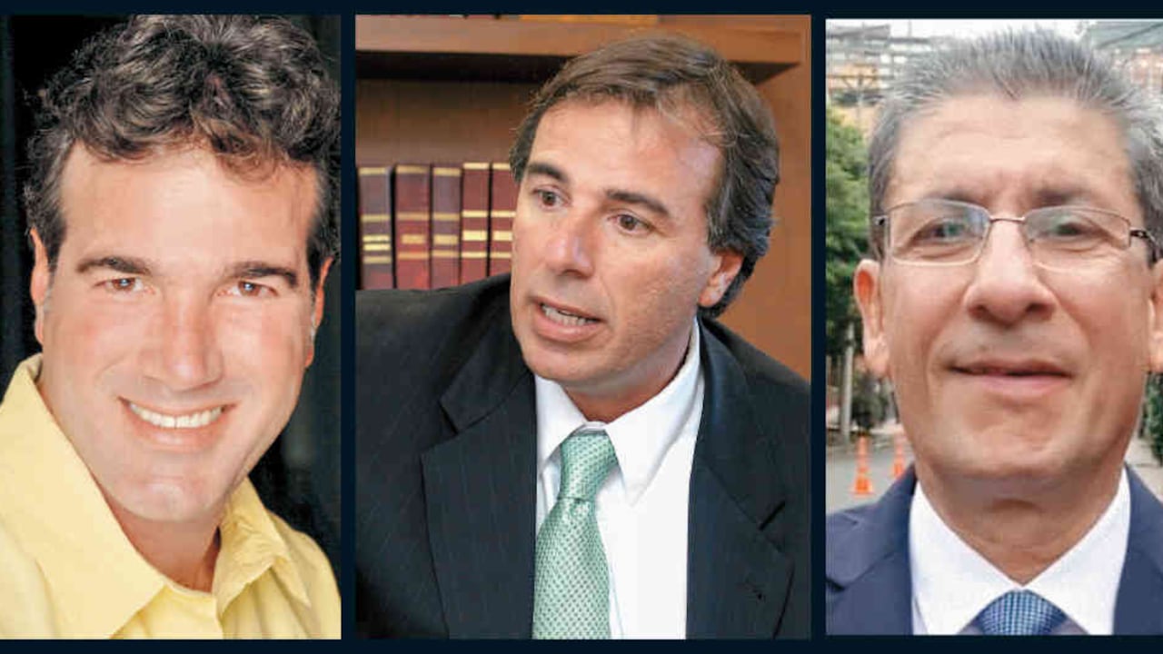 La investigación contra el alcalde de Dosquebradas podría salpicar al senador Juan Samy Merheg, hermano del exsenador y prófugo de la justicia Habib Merheg (centro) investigado por parapolítica, y al representante a la Cámara Juan Carlos Rivera.