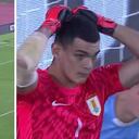 Kevin Martínez, portero uruguayo, concedió un gol y Brasil terminó ganando.