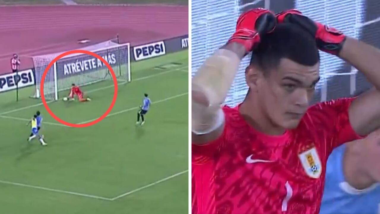 Kevin Martínez, portero uruguayo, concedió un gol y Brasil terminó ganando.