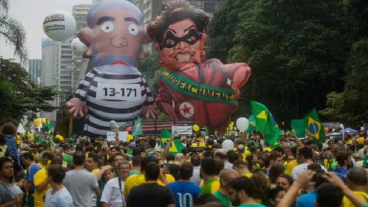 Protestas contra Dilma Rousseff. Foto: Archivo