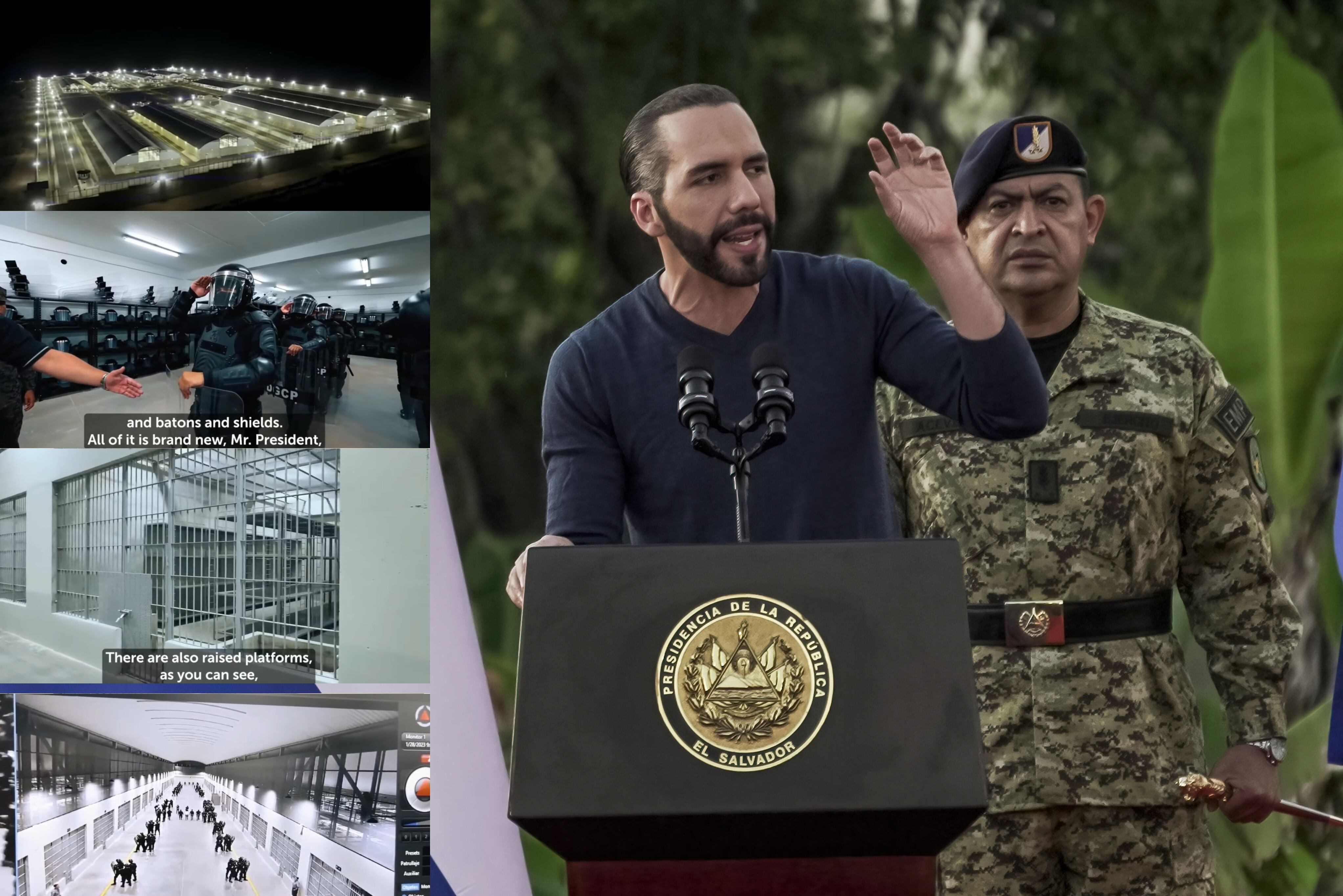 Bukele anunció la apertura del Centro de Confinamiento del Terrorismo en el Salvador.