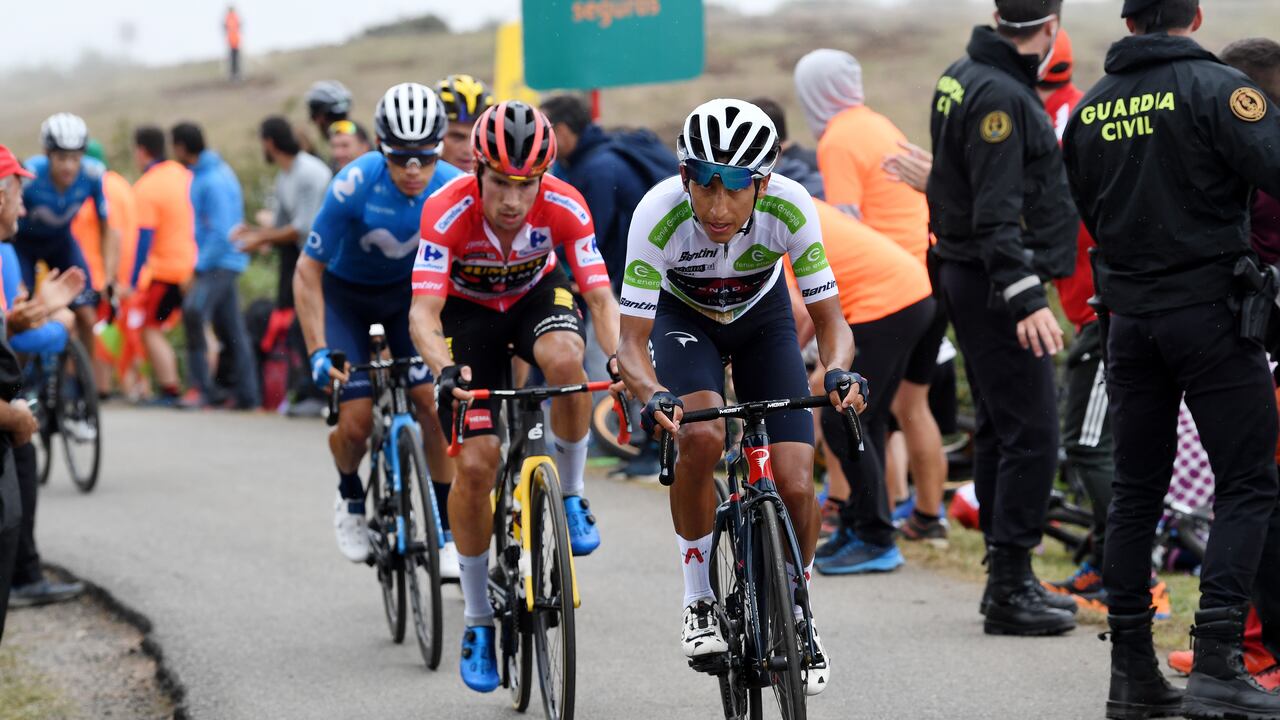 Egan Arley Bernal Gómez y Miguel Ángel López Moreno