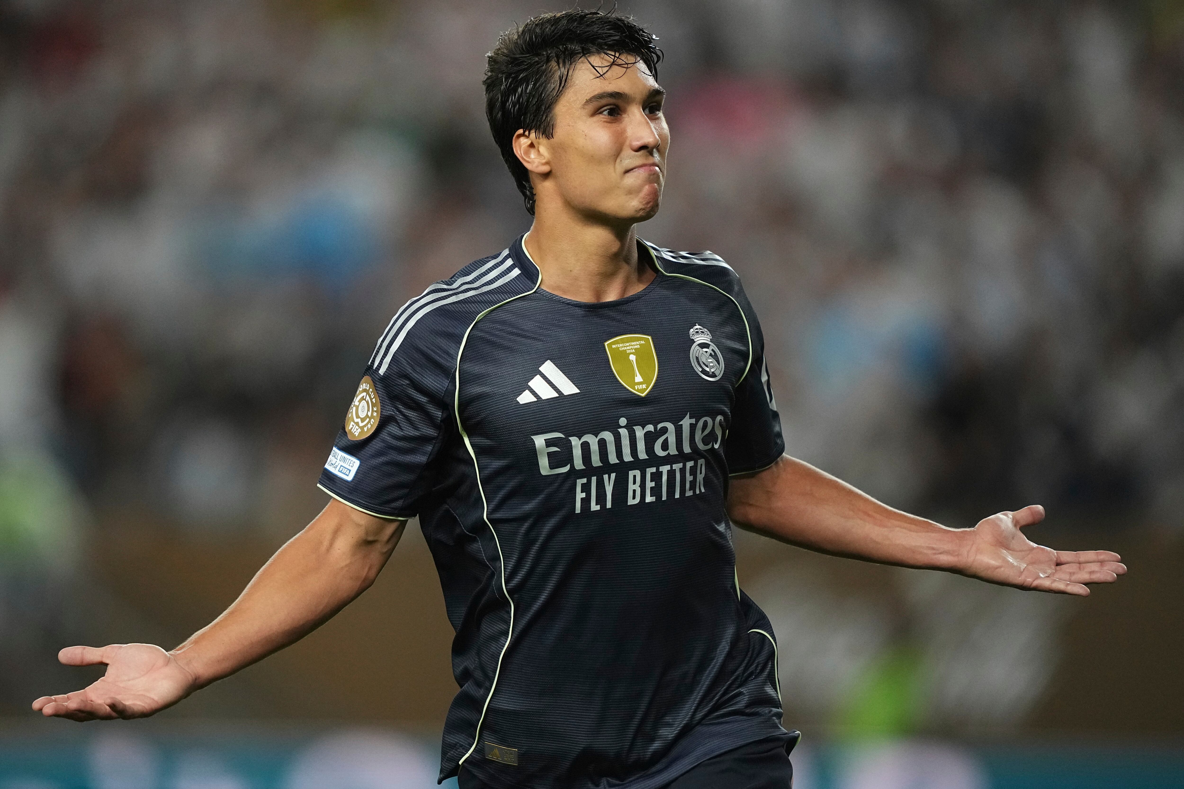 Real Madrid celebra en el Mundial de Clubes 2025.