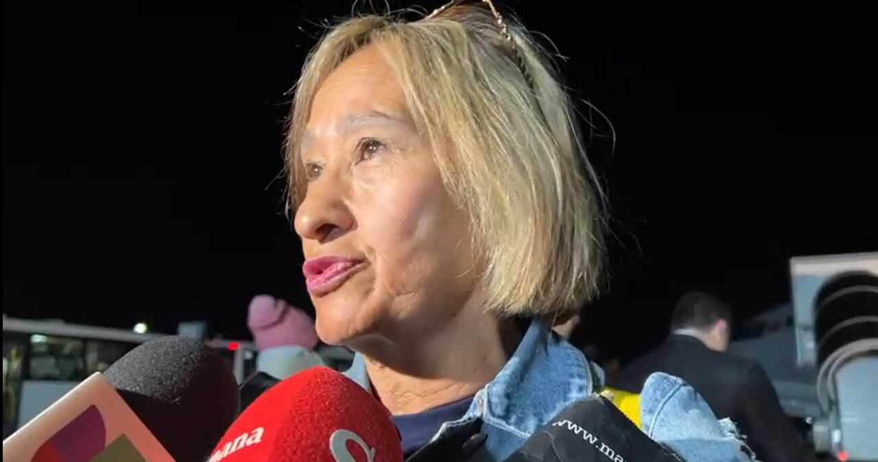 Una de las colombianas repatriadas de Israel cuenta detalles de lo que vivió en Medio Oriente.