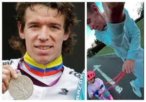 Rigoberto Urán recordó la vez que perdió la medalla de oro en las Olimpiadas de Londres ante Aleksandr Vinokúrov.