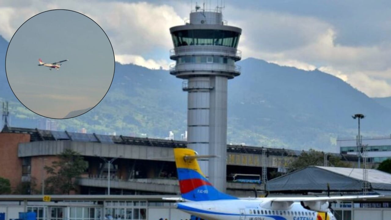 Aeropuerto Olaya Herrera, uno de los puntos clave en la reestructuración del espacio aéreo en Antioquia liderada por la Aerocivil.