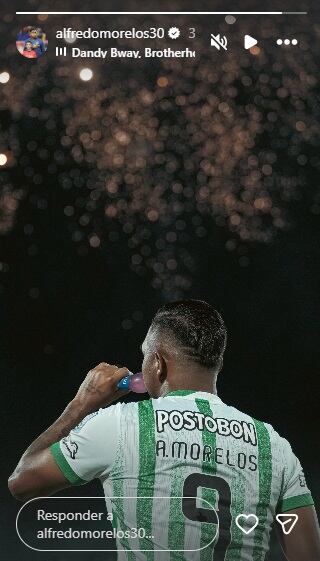 Pantallazo Instagram: @alfredomorelos30