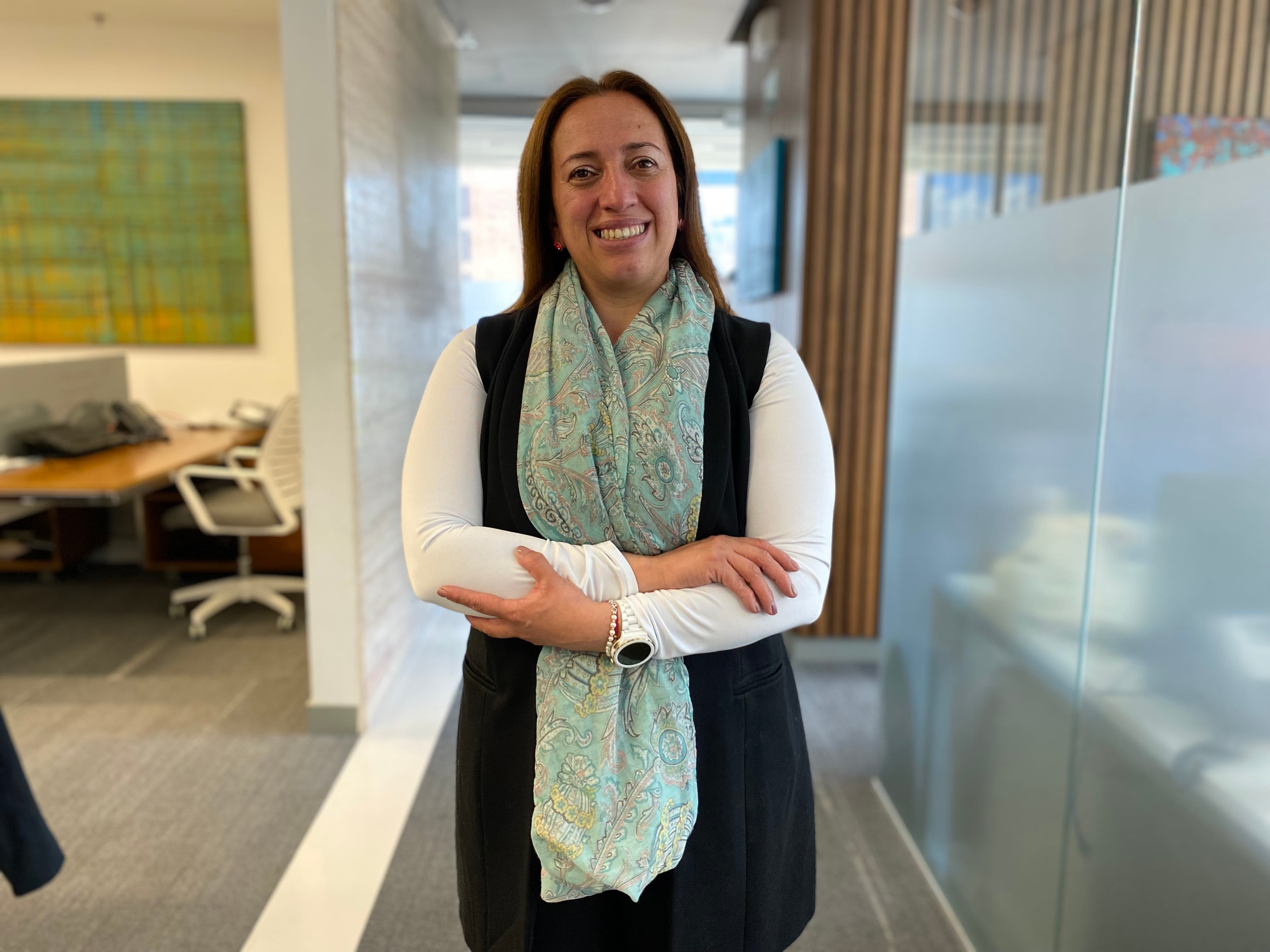 Docente de la Universidad Nacional, Olga Pinzón.